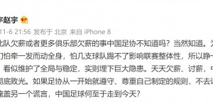 【龙八国际】记者谈河北队欠薪：若足协遵守自己定的规则，中国足球何至今天？