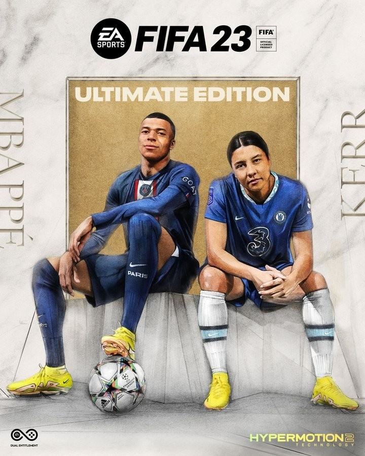 FIFA23公布封面球星:姆巴佩与切尔西女足前锋科尔