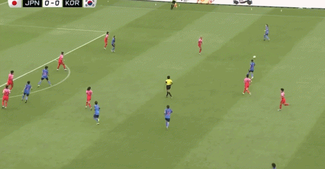 东亚杯首球!日本女足利用韩国女足禁区内失误率先破门暂1-0领先