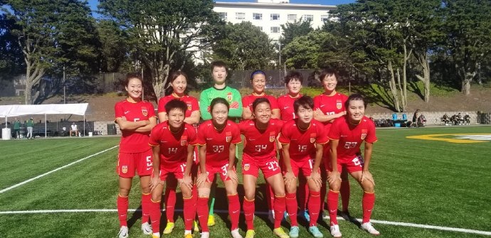热身赛-中国女足4-0旧金山大学女足,赵瑜洁、肖裕仪破门