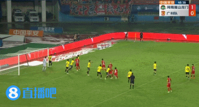 阿德里安角球助攻,杨帅头球破门,河南2-0领先广州