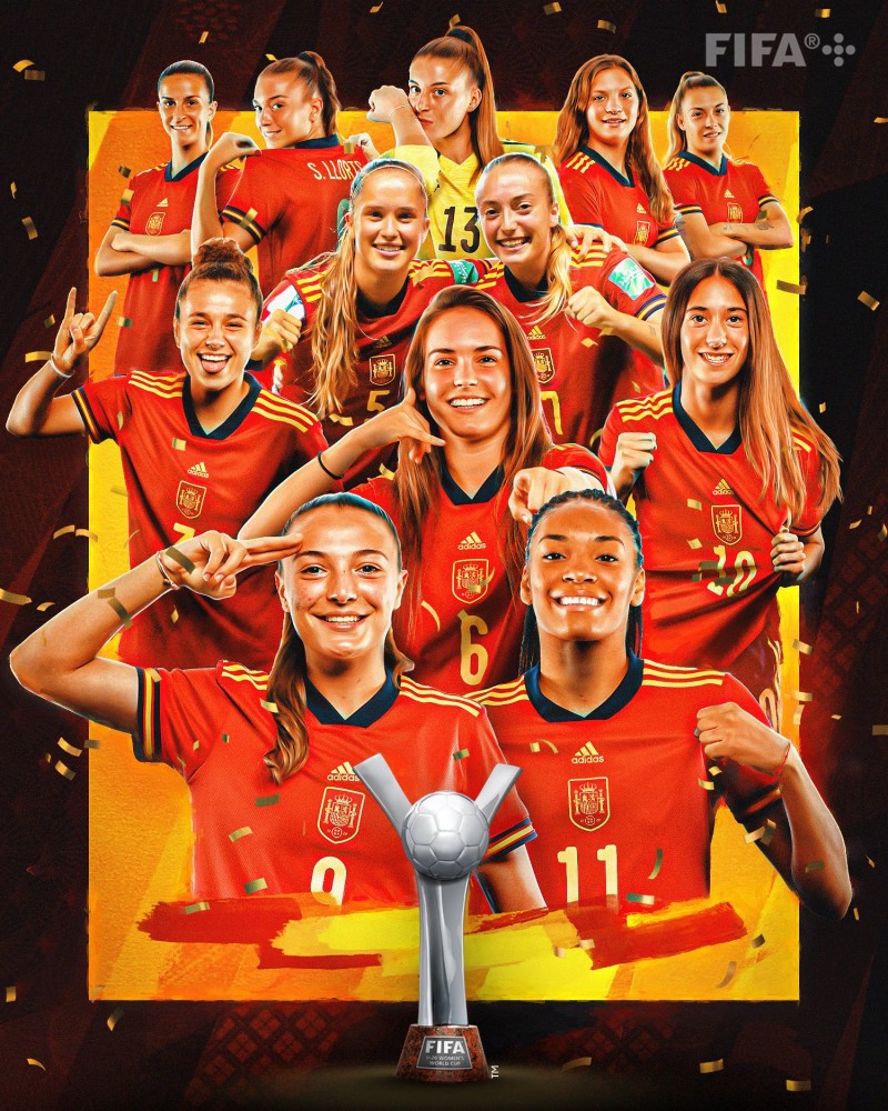 U20女足世界杯-西班牙3-1日本成功复仇,首次夺得该赛事冠军