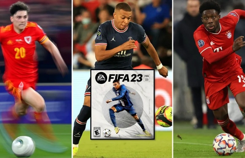 外媒爆料FIFA23速度值TOP10:姆巴佩96居首 维尼修斯第四