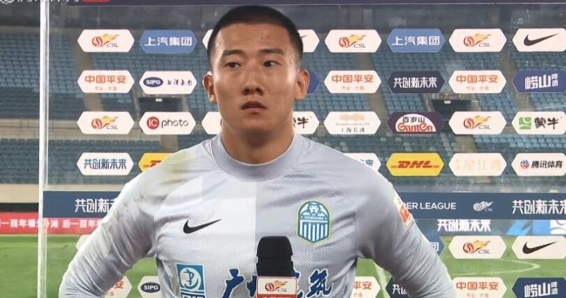 韩佳奇:我们上半场进入比赛状态有点慢,相信广州城会越来越好