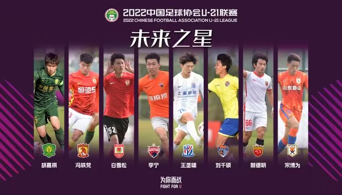 U21联赛未来之星:国安小将胡嘉祺领衔8人上榜