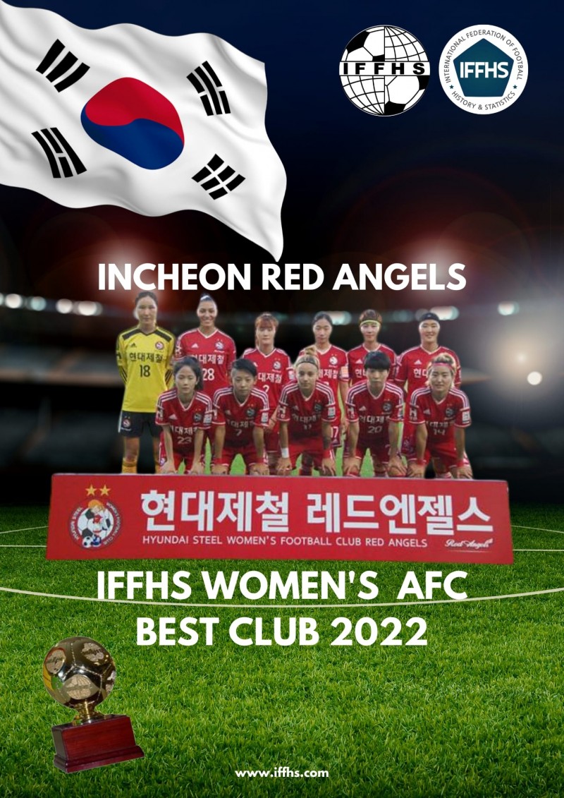 IFFHS亚洲女足俱乐部年度排名Top10:武汉女足第五 江苏女足第八