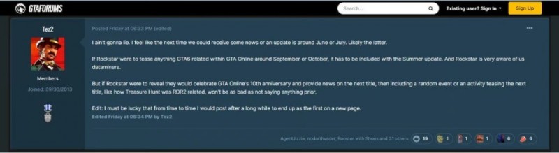 总算要出6了?!T2或将于5月17日公布《GTA6》新消息