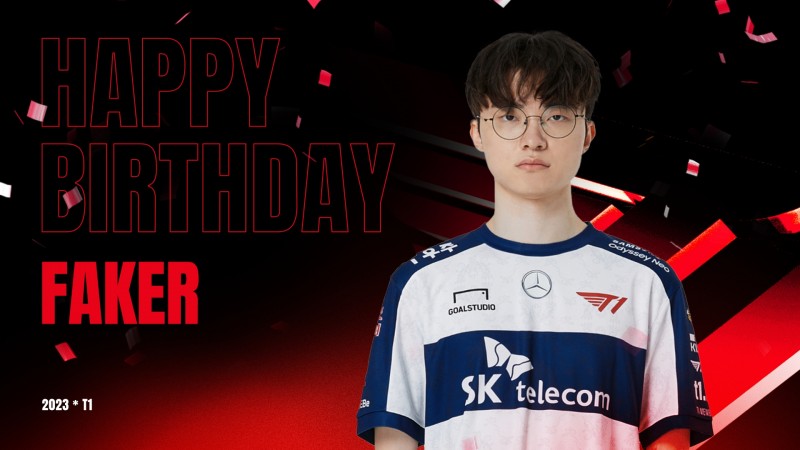 T1官方:祝三冠王中单Faker生日快乐?