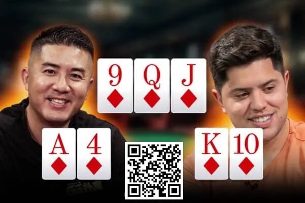 【EV扑克】A嗨同花撞上同花顺,两人抡出一个3000bb+底池!!!