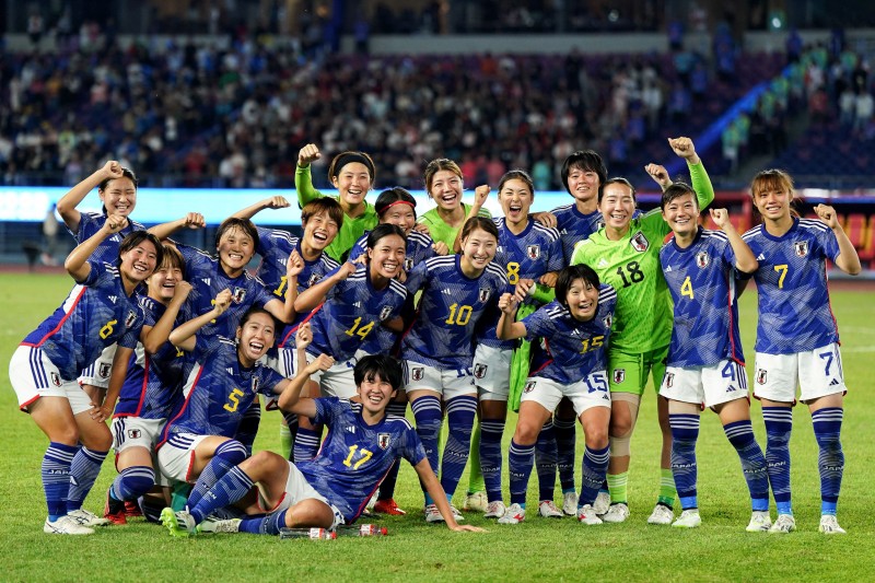 日本女足二队出战亚运会&7名U20球员,本场首发平均年龄只有21岁