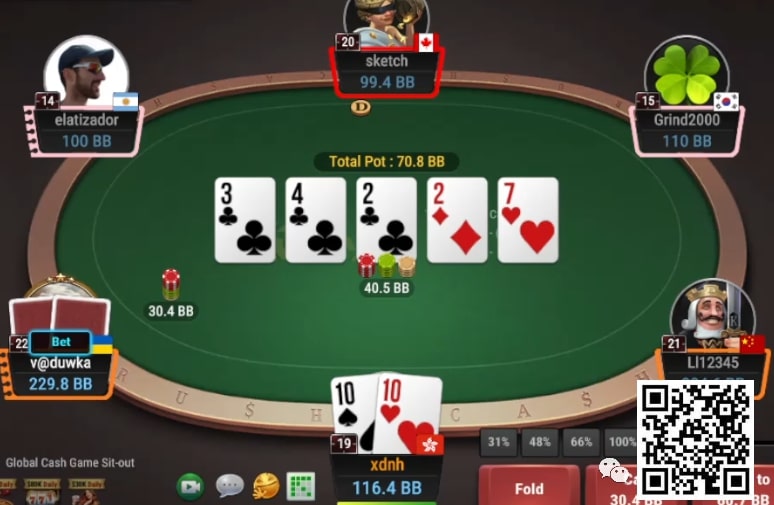 【EV扑克】牌局分析:多人池很少bluff