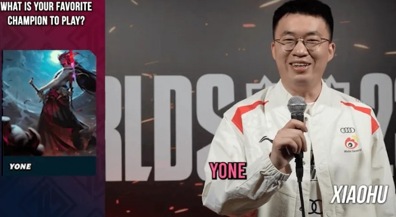 Xiaohu：最喜欢玩的英雄是永恩哈哈哈；Nisqy：最喜欢玩塞拉斯
