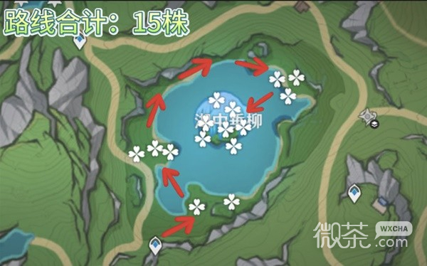 《原神》4.2版湖光铃兰高效采集路线推荐攻略