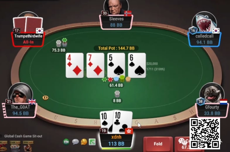 【EV扑克】牌局分析:3bet底池,超对被double check raise…