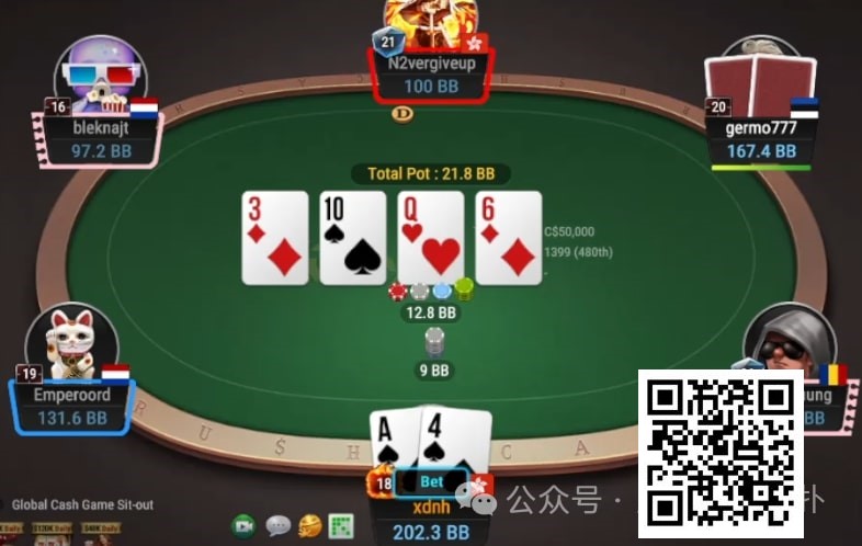【EV扑克】牌局分析:亦value亦bluff