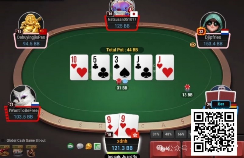 【EV扑克】牌局分析:3Bet底池,中对要不要cbet?