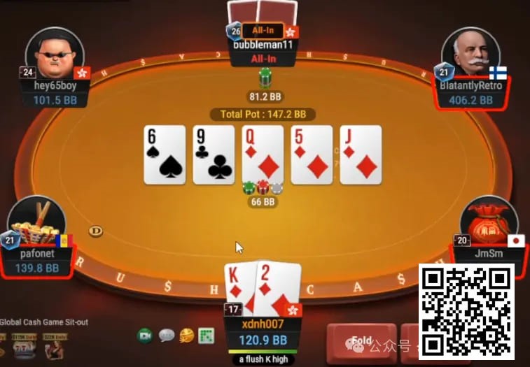 【EV扑克】牌局分析:再次证明xc/xc/bet这条line鲜有bluff