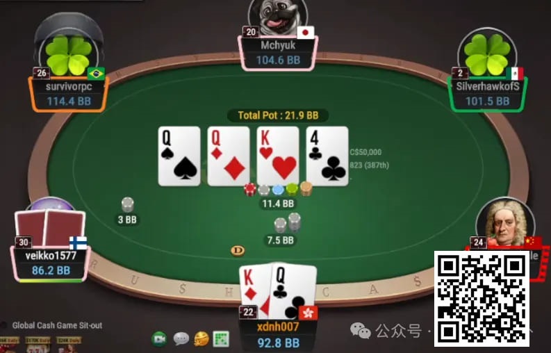 【EV扑克】牌局分析:用小raise来隐藏牌力