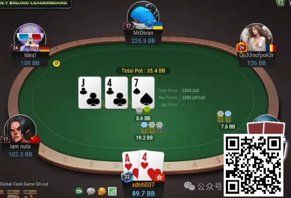 【EV扑克】牌局分析:底对cbet/3bet再现江湖