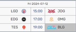 T1首徒之争?7月12日BLG将在LPL联赛与TES交手BO3