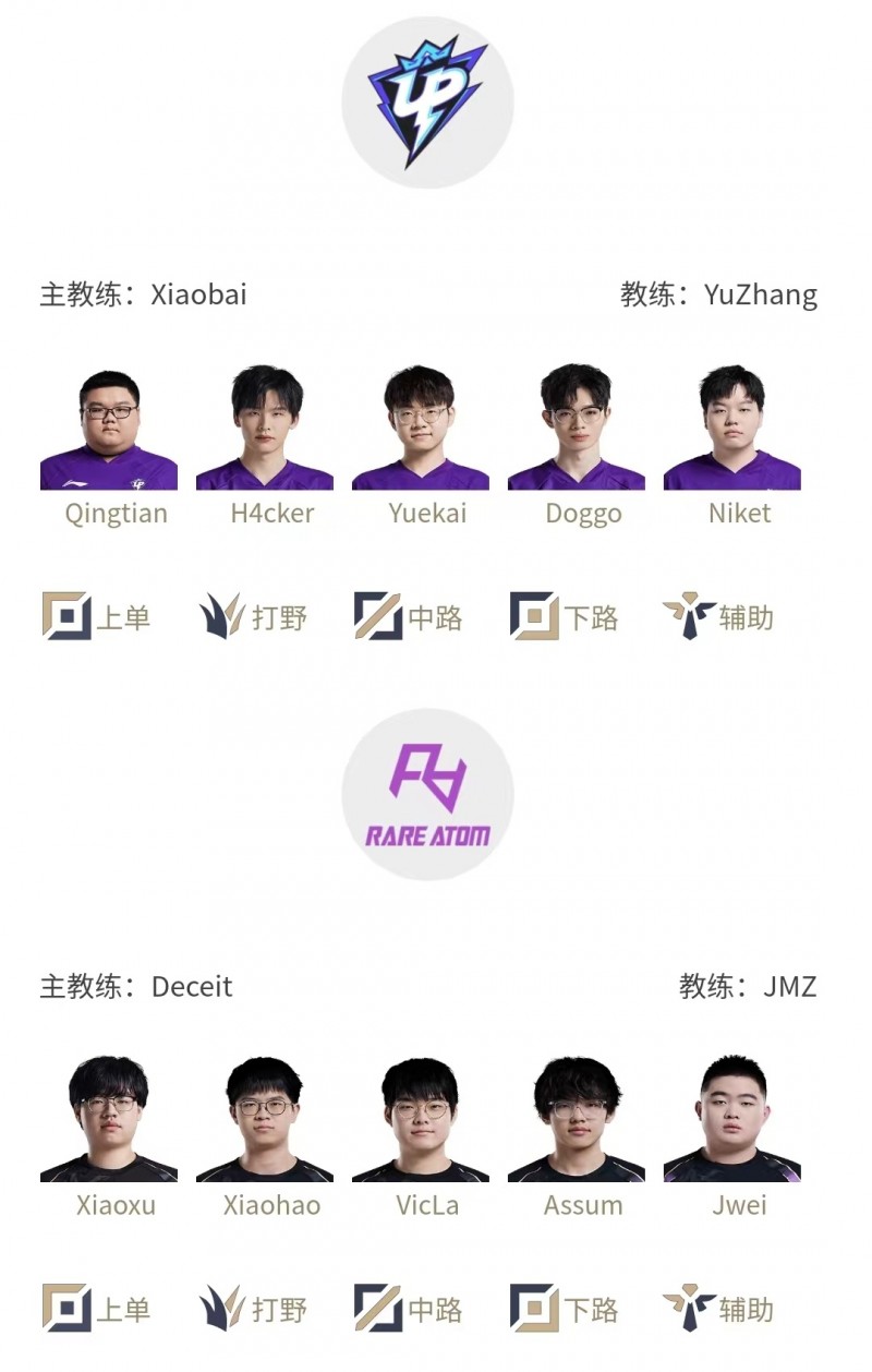 LPL明日首发:晴天骇客交手小徐小浩;次场Shanks直面Rookie