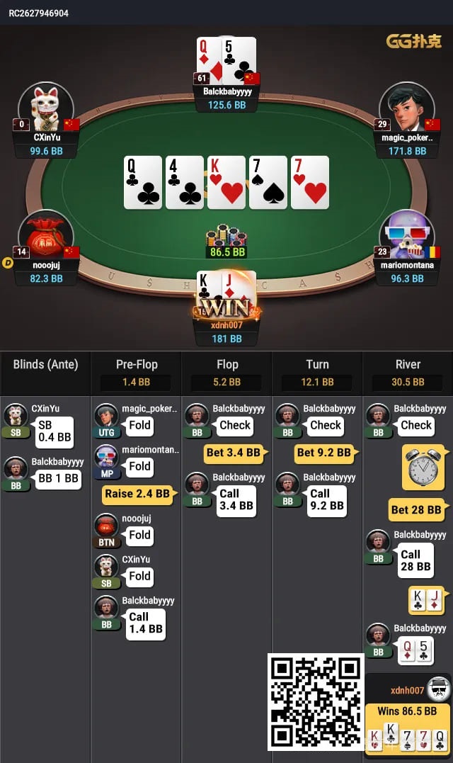 【EV扑克】牌局分析:Z25: 让你有时差牌call,有时好牌fold