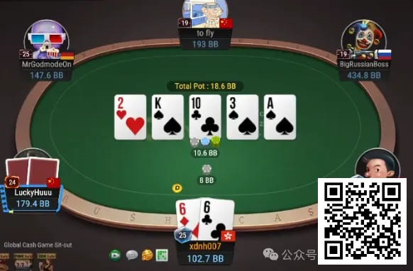 【EV扑克】牌局分析:虽然摊牌有可能也能赢,但还是要bluff