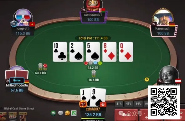 【EV扑克】牌局分析:冷call 3bet买set,买中后慢打set的代价