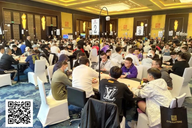 【EV扑克】CPG三亚大师赛 | 主赛共695人次参赛361人晋级第二轮,陈光城29.15万记分牌领跑第一轮B组
