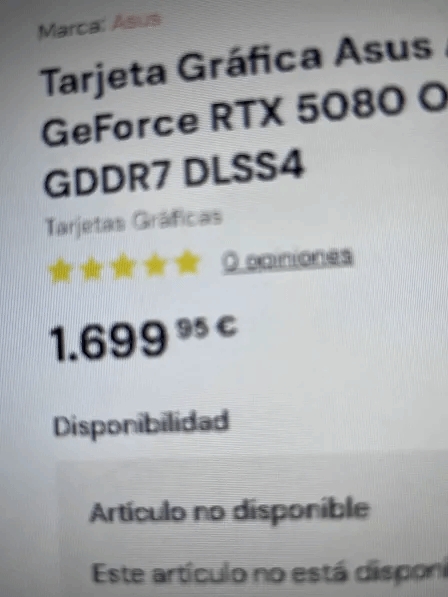 RTX5080曝光!华硕版售价1700欧元 支持DLSS4.0