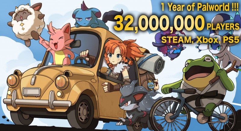 《幻兽帕鲁》官宣全平台玩家破3200万!后续还有更新