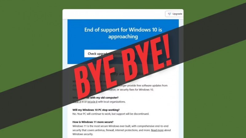 微软敲响丧钟:Win10系统用户收到“退役倒计时”邮件提醒