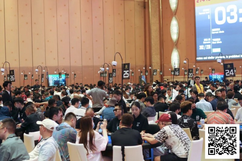 【EV扑克】CPG横琴选拔赛 | 首轮收官!主赛2512人次参赛649人晋级第二轮,许铭文38.4万记分牌数量领跑第一轮C组