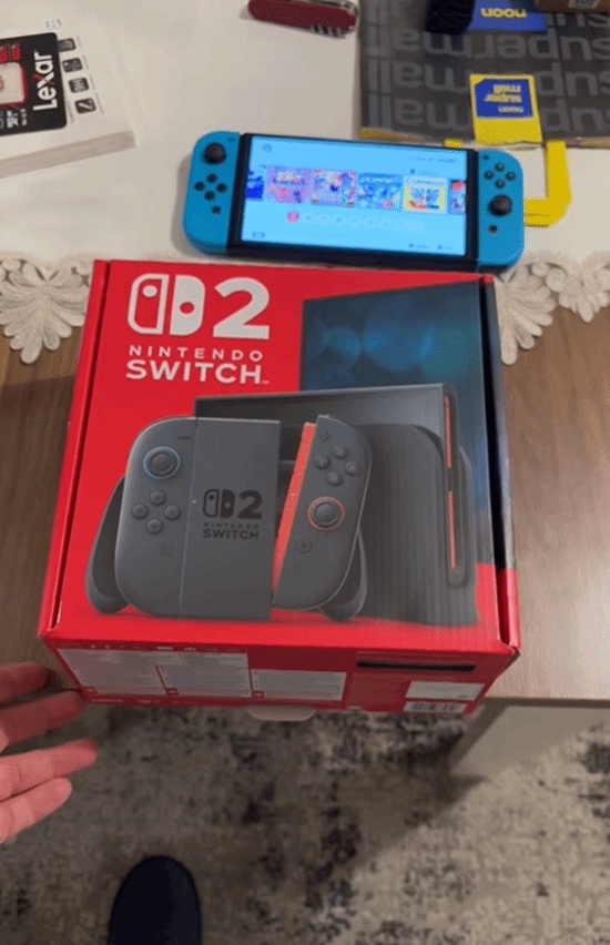 Switch 2主机已遭偷跑!但需要首日补丁才能正常运行👀