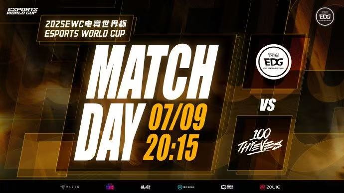 🎮激进!100T全员莽夫枪稳准狠攻克EDG拿下首局!100T 1-0 EDG