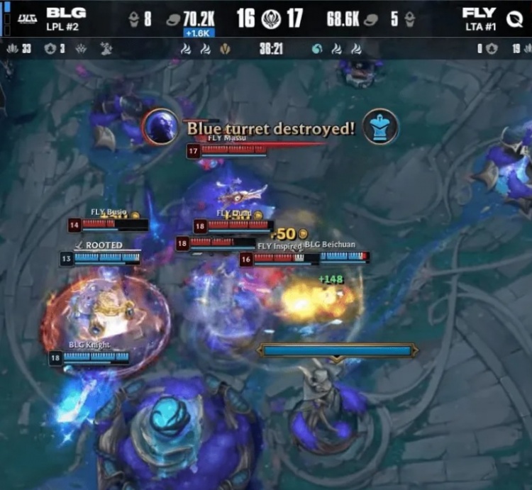 G2分享BLG蓝色方守家照片:BLG基地对战西方队伍的一些事