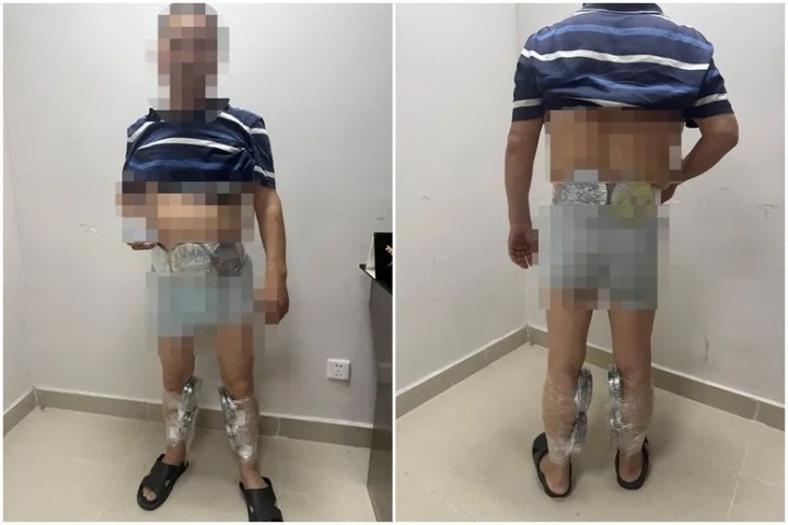 港珠澳大桥海关查获旅客偷藏游戏盘进境:腰腹/小腿藏匿156张光盘