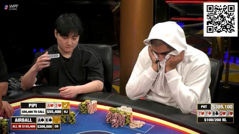 【EV扑克】赔率7:1,竟在6位数底池被空气牌逼得弃掉坚果同花!