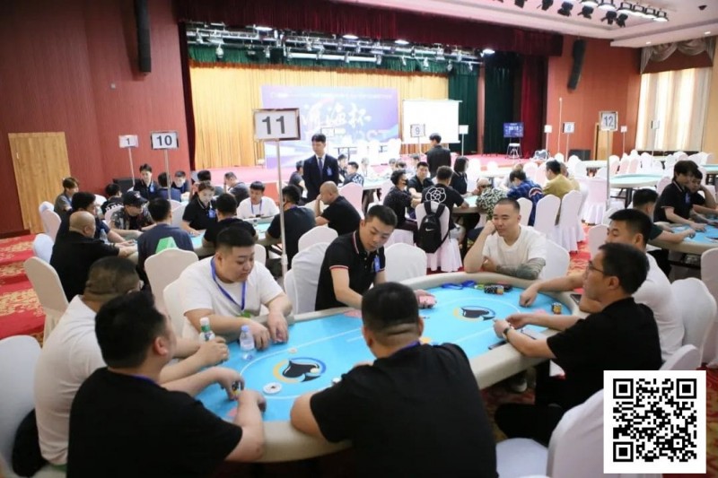 【EV扑克】河海杯首日战况｜主赛146人起航 尚金72.5W成超级CL领航20人晋级 “盲打哥”成MVP