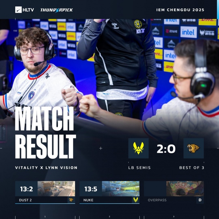 🎮图二打的比图一好！apEX打出暴力输出 LVG遭Vitality淘汰出局