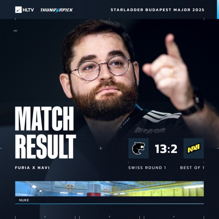 🎮险被剃光头!NAVI半场0分 molodoy大狙狂轰 黑豹暴打赢NAVI