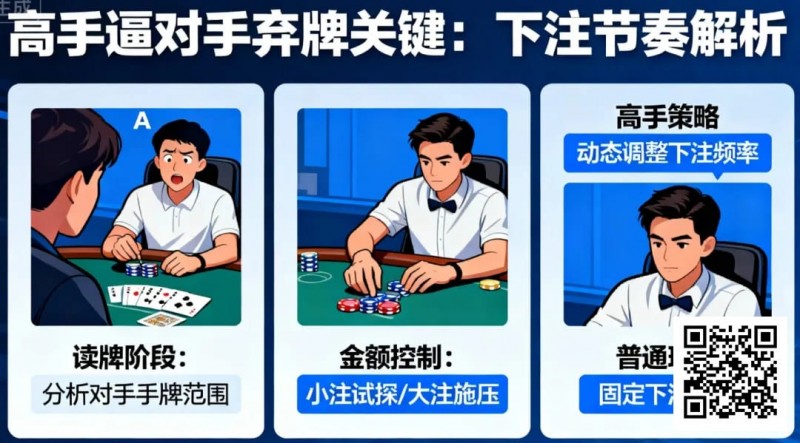 【EV扑克】为什么高手总能逼对手弃牌？关键在下注节奏