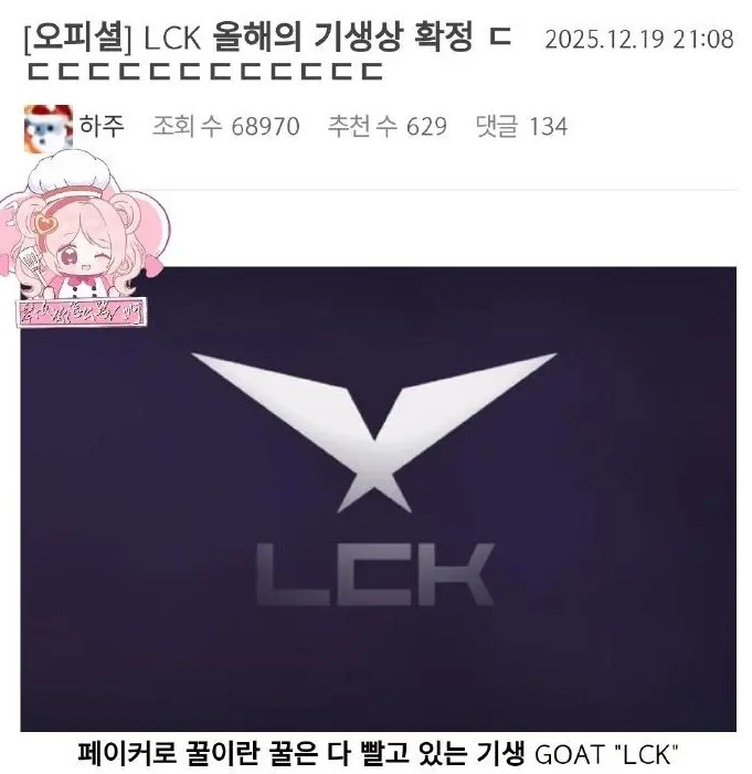 韩网热议:榨干Faker身上所有价值的寄生虫GOAT LCK