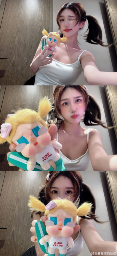 CSGO女解说暴暴熊晒照:吊带还是太权威了!